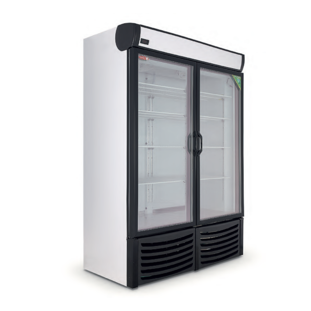 Refrigerador Vertical Exhibidor 2 Puertas 36 Pies con Display Iluminado R36L